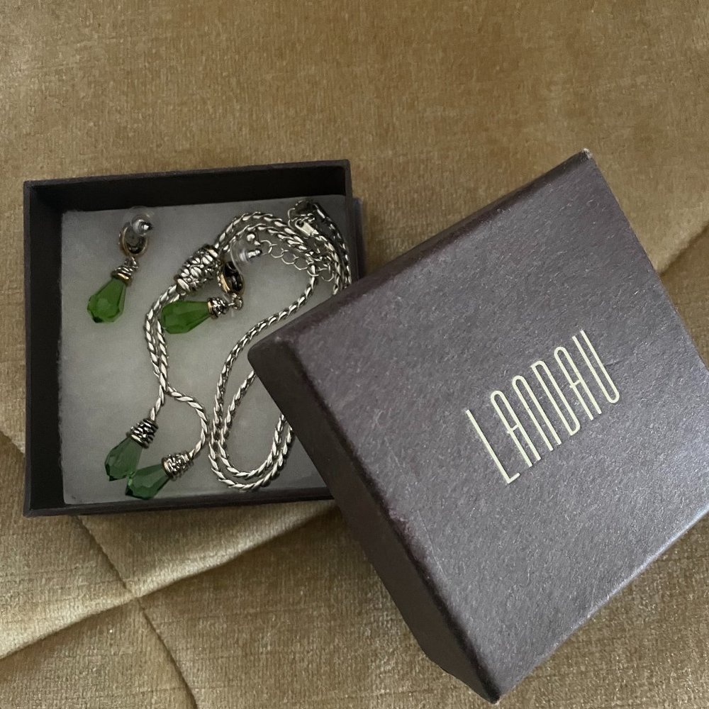 Set of Earrings and Necklace